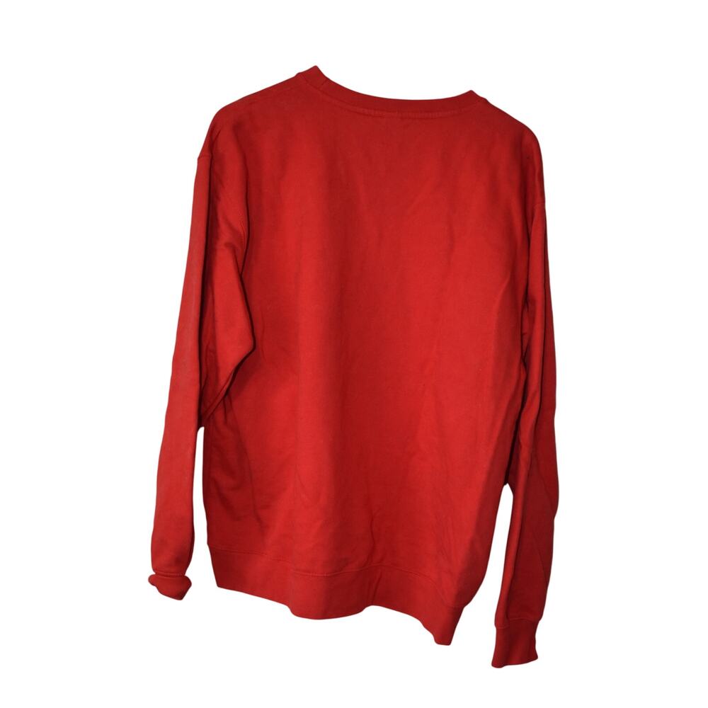 JustHoodsUSA Red Graphic Christmas Tree Sweatshirt Size XL - Picture 2 of 4